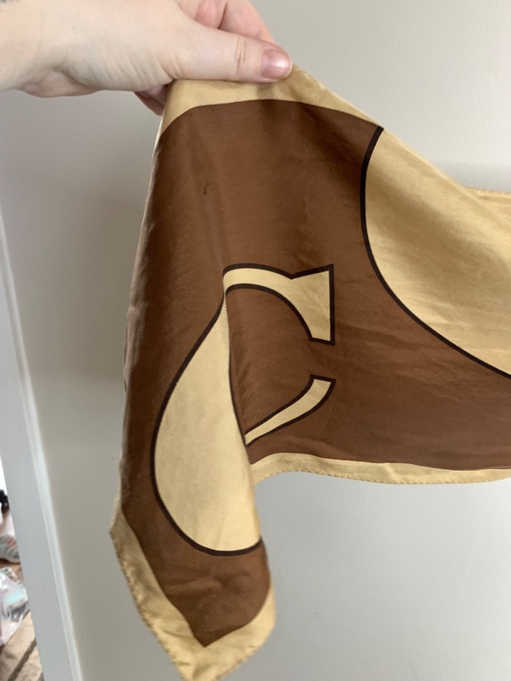 Coach 100% Silk Scarf - Picture 4 of 10
